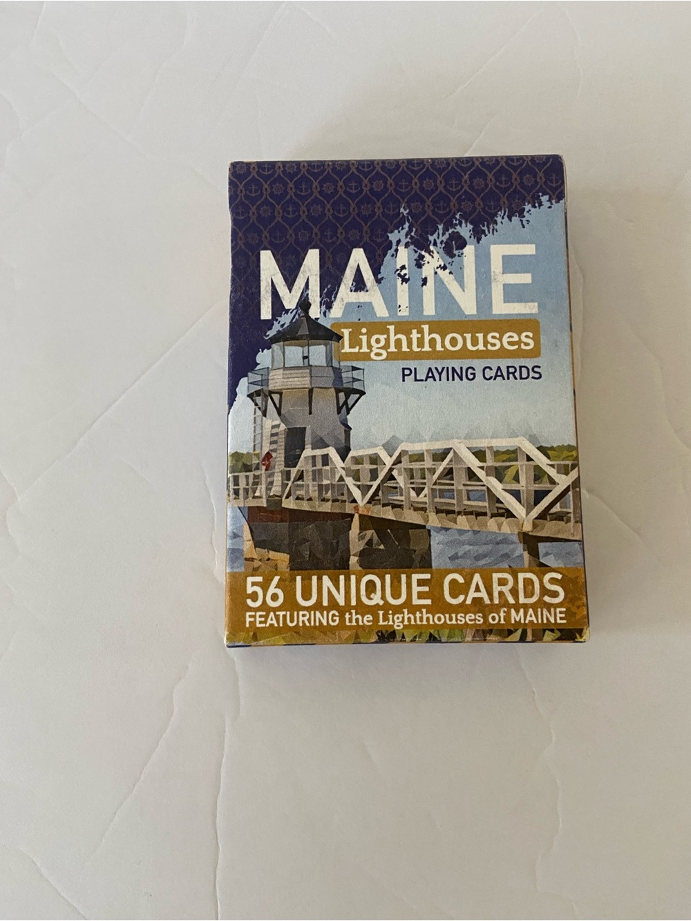 NWT - Maine Lighthouses 56 Playing Cards - Sealed Deck